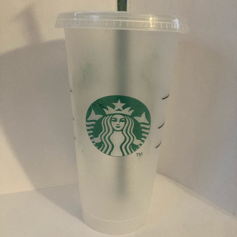 Plastic Starbucks Cup